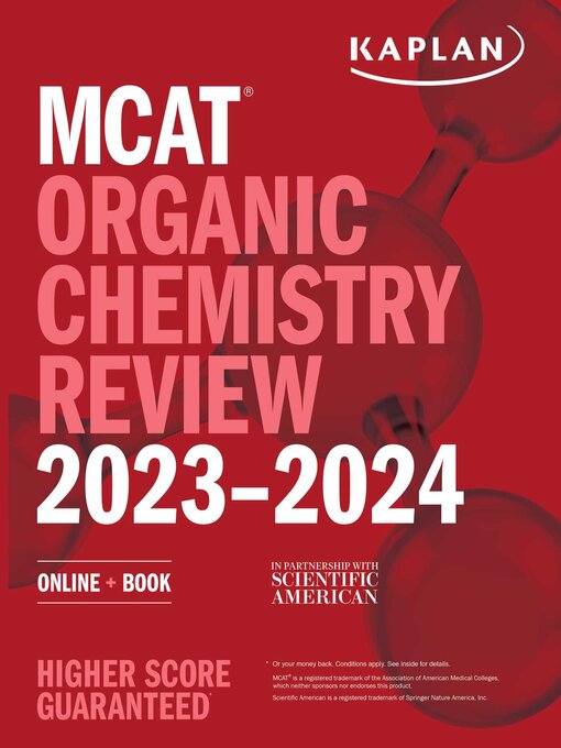 Title details for MCAT Organic Chemistry Review 2023-2024: Online + Book by Kaplan Test Prep - Wait list